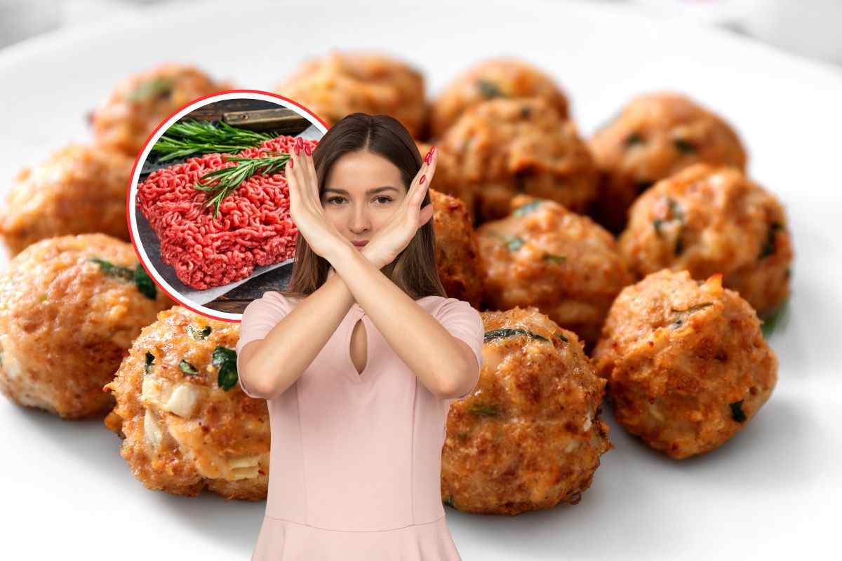 carne, polpette donna 