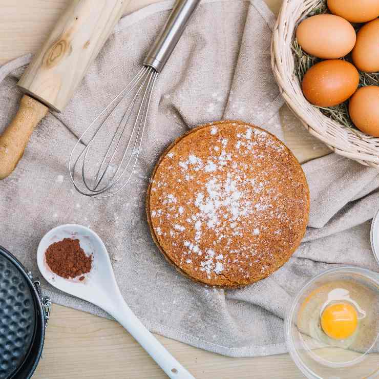 chiffon cake con pochi ngredienti